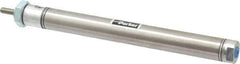 Parker - 4" Stroke x 9/16" Bore Double Acting Air Cylinder - 10-32 Port, 10-32 Rod Thread, 250 Max psi, 14 to 140°F - Exact Tool & Supply
