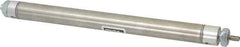 Parker - 10" Stroke x 1-1/16" Bore Double Acting Air Cylinder - 1/8 Port, 5/16-24 Rod Thread, 250 Max psi, 14 to 140°F - Exact Tool & Supply