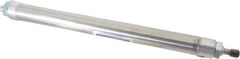 Parker - 12" Stroke x 1-1/4" Bore Double Acting Air Cylinder - 1/8 Port, 7/16-20 Rod Thread, 250 Max psi, 14 to 140°F - Exact Tool & Supply