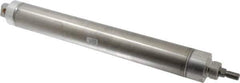Parker - 12" Stroke x 2" Bore Double Acting Air Cylinder - 1/4 Port, 1/2-20 Rod Thread, 250 Max psi, 14 to 140°F - Exact Tool & Supply