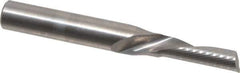 Onsrud - 3/16" Cutting Diam x 5/8" Length of Cut, 1 Flute, Downcut Spiral Router Bit - Uncoated, Right Hand Cut, Solid Carbide, 2" OAL x 1/4" Shank Diam, Single Edge, 22° Helix Angle - Exact Tool & Supply