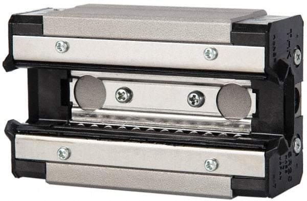 THK - 74mm L x 44mm W x 26mm H, 36mm Transverse Hole Spcg, 32mm Lateral Hole Spcg, 4 Way HSR Block - 12mm Overhang, 13.8 Kn Dynamic Capacity, M5X6 Hole, 23.8 kn Static Load Rating, 30" High Assembly - Exact Tool & Supply