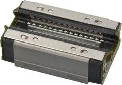 THK - 57mm L x 34mm W x 19.5mm H, 26mm Transverse Hole Spcg, 26mm Lateral Hole Spcg, Horizontal Mount Radial SR Block - 9.5mm Overhang, 9.51 Kn Dynamic Capacity, M4x7 Hole, 19.3 kn Static Load Rating, 24" High Assembly - Exact Tool & Supply