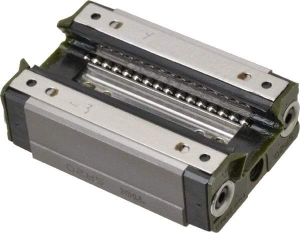 THK - 66.2mm L x 42mm W x 22mm H, 32mm Transverse Hole Spcg, 32mm Lateral Hole Spcg, Horizontal Mount Radial SR Block - 11mm Overhang, 12.5 Kn Dynamic Capacity, M5X8 Hole, 25.2 kn Static Load Rating, 28" High Assembly - Exact Tool & Supply