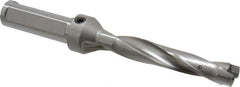 Kennametal - 20.64 to 21.14mm Diam, 5xD, 110mm Max Depth, 1" Shank Diam, 136.53mm Flute, 234.95mm OAL, Replaceable Tip Drill - KSEM0813 Insert, 3 Seat Size, Series KSEM - Exact Tool & Supply