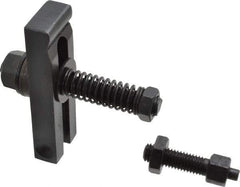 Value Collection - 1/2-13 Tap Size, Steel Strap Clamp Assembly - Single End Clamp, Radius Strap Nose, 5/8" Strap Thickness, 1" Travel, 4" Strap Len, 1-1/4" Strap Width - Exact Tool & Supply