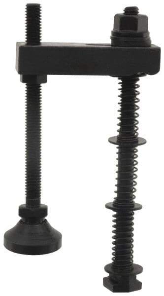 Value Collection - 1/2-13 Tap Size, Steel Strap Clamp Assembly - Swing Clamp, 5/8" Strap Thickness, 1" Travel, 4" Strap Len, 1-1/4" Strap Width - Exact Tool & Supply