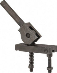 Value Collection - 3/8-16 Tap Size, Steel Strap Clamp Assembly - Center Cam, 5/8" Strap Thickness, 1" Travel, 4" Strap Len, 1-1/4" Strap Width - Exact Tool & Supply