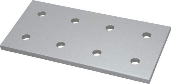 80/20 Inc. - 3" Wide, 6" High, Open Shelving 8 Hole Joining Strip - Aluminum, Use with Series 15 & Bolt Kit 3320 or 3325 - Exact Tool & Supply