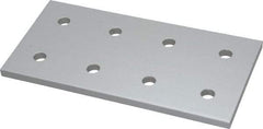 80/20 Inc. - 3" Wide, 6" High, Open Shelving 8 Hole Joining Strip - Aluminum, Use with Series 15 & Bolt Kit 3320 or 3325 - Exact Tool & Supply