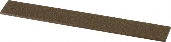 Norton - 4" Long x 1/2" Wide x 1/16" Thick, Aluminum Oxide Sharpening Stone - Taper, Coarse Grade - Exact Tool & Supply