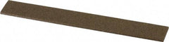 Norton - 4" Long x 1/2" Wide x 1/16" Thick, Aluminum Oxide Sharpening Stone - Taper, Coarse Grade - Exact Tool & Supply