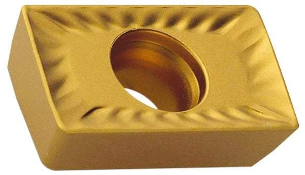 Ingersoll Cutting Tools - APKT160464 Grade IN1540 Carbide Milling Insert - TiCN/TiN Finish, 0.207" Thick, 1/4" Corner Radius - Exact Tool & Supply