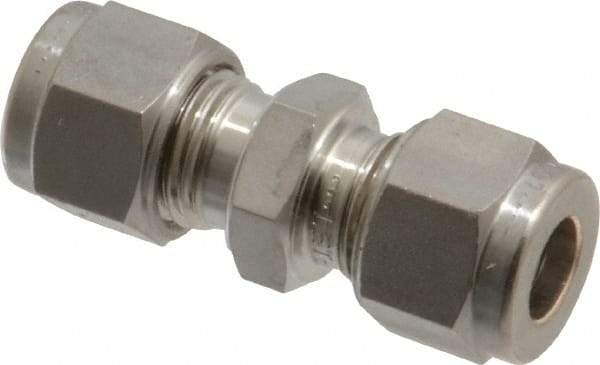 Ham-Let - 8mm OD, Grade 316Stainless Steel Union - Comp x Comp Ends - Exact Tool & Supply