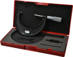 Starrett - 2 to 3" Range, 0.0001" Graduation, Mechanical Outside Micrometer - Friction Thimble, Accurate to 0.00005" - Exact Tool & Supply