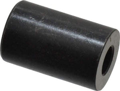 Gibraltar - 1" OAL, 5/8" OD, Heat Treated Steel, Counterbored Rest Button - Black Oxide Coating - Exact Tool & Supply