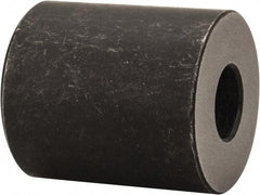 Gibraltar - 1" OAL, 7/8" OD, Heat Treated Steel, Counterbored Rest Button - Black Oxide Coating - Exact Tool & Supply