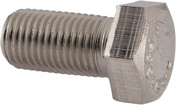Value Collection - 3/8-24 UNF, 3/4" Length Under Head Hex Head Cap Screw - Fully Threaded, Grade 316 Stainless Steel, Uncoated, 9/16" Hex - Exact Tool & Supply
