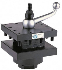 Interstate - 16 to 24 Inch Lathe Swing, Square Indexing Turret - 2 to 3-3/16 Inch Centerline Height Range - Exact Tool & Supply