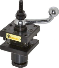Interstate - 6 to 12 Inch Lathe Swing, Square Indexing Turret - 3/4 to 1-5/16 Inch Centerline Height Range - Exact Tool & Supply