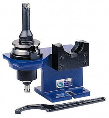 Interstate - 2 Positions, CAT30 Compatible Tool Holder Tightening Fixture - 3.74" Head Diam, 209.8mm Base Length, 128mm Overall Height - Exact Tool & Supply
