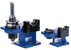 Interstate - 2 Positions, BT50 Compatible Tool Holder Tightening Fixture - 4.4" Head Diam, 279.91mm Base Length, 198mm Overall Height - Exact Tool & Supply