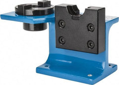 Interstate - 2 Positions, BT30 Compatible Tool Holder Tightening Fixture - 3.74" Head Diam, 209.8mm Base Length, 128mm Overall Height - Exact Tool & Supply