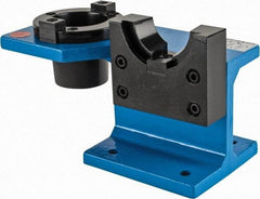Interstate - 2 Positions, CAT50 Compatible Tool Holder Tightening Fixture - 4.4" Head Diam, 279.91mm Base Length, 198mm Overall Height - Exact Tool & Supply