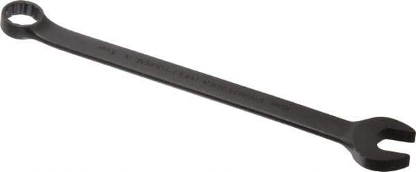 Proto - 16mm 12 Point Combination Wrench - 15° Offset Angle, 9-13/32" OAL, Steel, Black Finish - Exact Tool & Supply