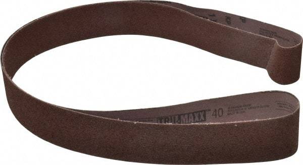 Tru-Maxx - 2" Wide x 72" OAL, 40 Grit, Aluminum Oxide Abrasive Belt - Aluminum Oxide, Coarse, Coated - Exact Tool & Supply