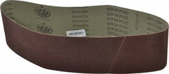 Tru-Maxx - 4" Wide x 36" OAL, 100 Grit, Aluminum Oxide Abrasive Belt - Aluminum Oxide, Fine, Coated - Exact Tool & Supply