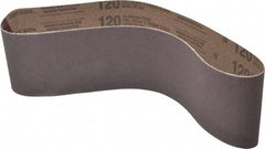Tru-Maxx - 4" Wide x 36" OAL, 120 Grit, Aluminum Oxide Abrasive Belt - Aluminum Oxide, Fine, Coated - Exact Tool & Supply