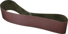 Tru-Maxx - 4" Wide x 48" OAL, 80 Grit, Aluminum Oxide Abrasive Belt - Aluminum Oxide, Medium, Coated - Exact Tool & Supply
