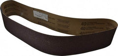 Tru-Maxx - 4" Wide x 54" OAL, 40 Grit, Aluminum Oxide Abrasive Belt - Aluminum Oxide, Coarse, Coated - Exact Tool & Supply