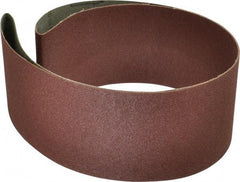 Tru-Maxx - 4" Wide x 54" OAL, 100 Grit, Aluminum Oxide Abrasive Belt - Aluminum Oxide, Fine, Coated - Exact Tool & Supply