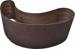 Tru-Maxx - 6" Wide x 48" OAL, 40 Grit, Aluminum Oxide Abrasive Belt - Aluminum Oxide, Coarse, Coated - Exact Tool & Supply