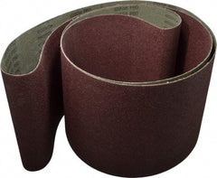 Tru-Maxx - 8" Wide x 107" OAL, 80 Grit, Aluminum Oxide Abrasive Belt - Aluminum Oxide, Medium, Coated - Exact Tool & Supply
