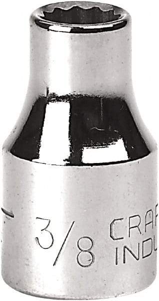 Craftsman Industrial - 11/16", 1/2" Drive, Standard Hand Socket - 12 Points - Exact Tool & Supply