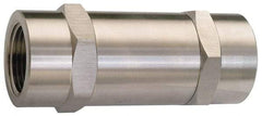 Ham-Let - 3/4" Stainless Steel Check Valve - Inline, FNPT x FNPT, 2,000 WOG - Exact Tool & Supply