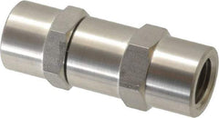 Ham-Let - 1/4" Stainless Steel Check Valve - Inline, FNPT x FNPT, 3,000 WOG - Exact Tool & Supply