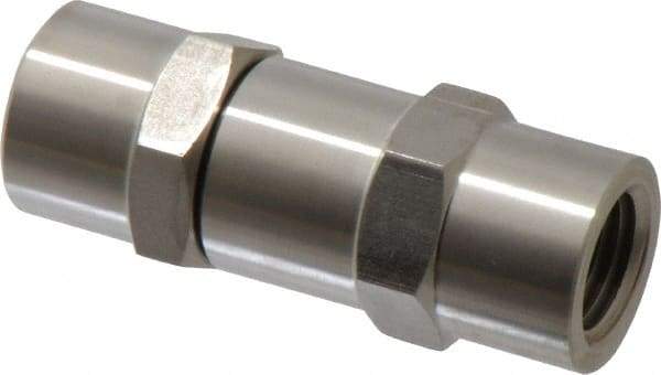Ham-Let - 1/4" Stainless Steel Check Valve - Inline, FNPT x FNPT, 3,000 WOG - Exact Tool & Supply