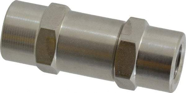 Ham-Let - 1/8" Stainless Steel Check Valve - Inline, FNPT x FNPT, 3,000 WOG - Exact Tool & Supply