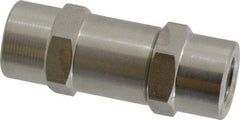 Ham-Let - 1/8" Stainless Steel Check Valve - Inline, FNPT x FNPT, 3,000 WOG - Exact Tool & Supply