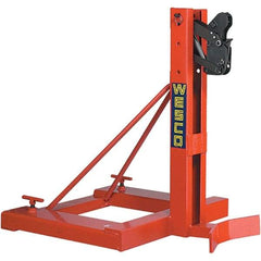 Wesco Industrial Products - 1,000 Lb Load Capacity, 16, 30, 55 & 85 Gal Drum Grab - 28" Wide x 34" High, Steel Wheels - Exact Tool & Supply