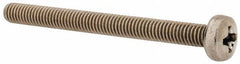 Value Collection - M4x0.70 Metric Coarse, 45mm Length Under Head Phillips Drive Machine Screw - Pan Head, Grade 18-8 & A2 Stainless Steel, Uncoated, Without Washer - Exact Tool & Supply