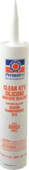 Permatex - 11 oz Cartridge Clear RTV Silicone Joint Sealant - -75 to 400°F Operating Temp, 24 hr Full Cure Time - Exact Tool & Supply
