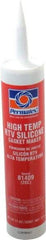 Permatex - 11 oz Cartridge Red RTV Silicone Gasket Sealant - -65 to 600°F Operating Temp, 24 hr Full Cure Time - Exact Tool & Supply