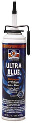 Permatex - 9-1/2 oz Gasket Maker - -65 to 500°F, Blue, Comes in PowerBead Pressurized Can - Exact Tool & Supply