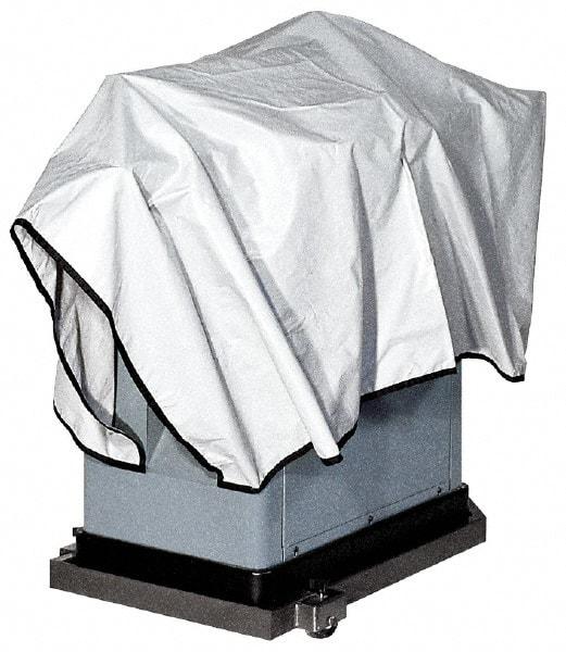 HTC - 112" Long x 72" Wide Tarp & Dust Cover - Gray - Exact Tool & Supply