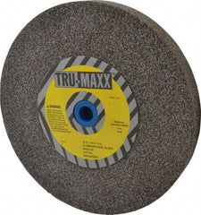 Tru-Maxx - 36 Grit Aluminum Oxide Bench & Pedestal Grinding Wheel - 10" Diam x 1-1/4" Hole x 1-1/4" Thick, 3250 Max RPM, O Hardness, Very Coarse Grade , Vitrified Bond - Exact Tool & Supply